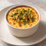 Sweet Corn Egg Custard, Charred Corn and Cilantro - Fresh Start 30: A Journey To Better Health Sweet Corn Egg Custard, Charred Corn and Cilantro